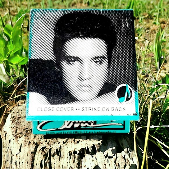 RARE 90s "Elvis Presley" Matches/unstruck Matchbook - Picture 3 of 4